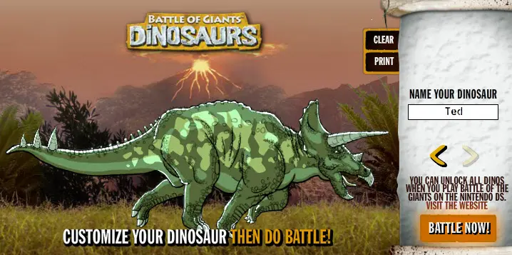  Battle of Giants: Dinosaurs - Nintendo DS : Video Games