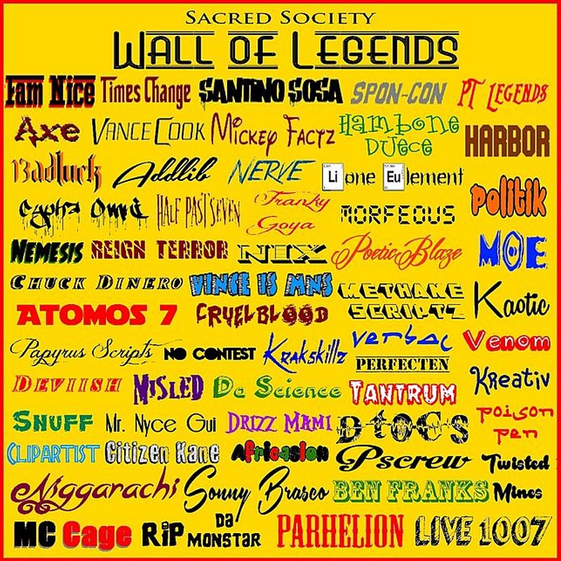 Wall Of Legends Battle Rap Battlerap Wiki Fandom