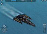 The Arctos Class Carrier-Battleship Hybrid is the first mass-produced Phoenician warship. Usually used for escort missions, the Arctos Class is more than capable of holding its own against powerful foes.