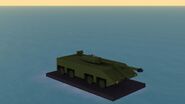 The FV4056 Gun Chariot is a modified Charioteer APC designed to carry the same 120mm gun as the Crusader. Lightly armored, it is often used as fire support or for indirect fire missions.