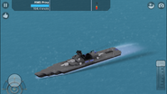 Prinz class light cruiser (refit). 4x3 36cm MK L/50, 8x1 12,7cm MK L/54, 30 FURS, 2x1 depth charges, 4x3 610mm torpedoes, 12 VLS missiles. Featuring very good mobility and decent firepower on a small profile, the Prinz class is good for convoy escort, raiding, and countering enemy destroyers and lighter vessels.