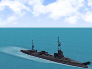 Rohkea class 8-gunner battleship.