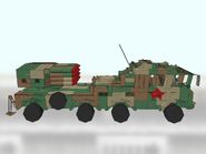 SY500 rocket artillery unit (licensed copy of Type 96)