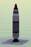 The FM-10TR is a variant of the FM-10 ICBM, for use only in the worst-case scenarios. Each missile employs 24 850kt conventional warheads plus decoys, and is able to take on the weight of the warheads via drastically decreased fuel/range.