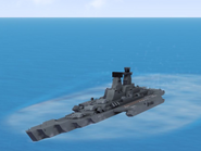 Tutanath Class 5 gunner battle carrier, can carry up to 46 planes. TBA