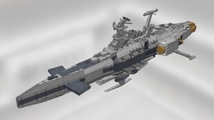 SSB-205 Hagi Space Battleship by Zecit