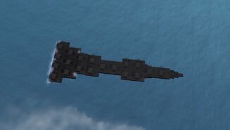 A heavy vanilla aerospace ship. Capable of destroying even the toughest of surface super warships