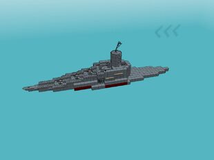 The Battlecruiser Vladimir Putin is one of the most formidable ships of the Federational-Class Battleships. It is equipped with Class 5 weaponry. With a working missile system, this Battlecruiser makes itself a common fear of all opposing fighter jets.