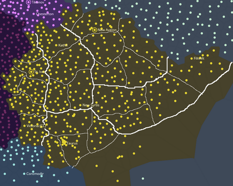 Map of Federated Suns