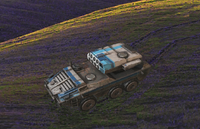 Striker Combat Vehicle (on Hillside - HBS Game Version)