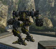 Nova-Black Hawk (On a building - MWO Version)