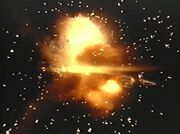 Explosion in Space