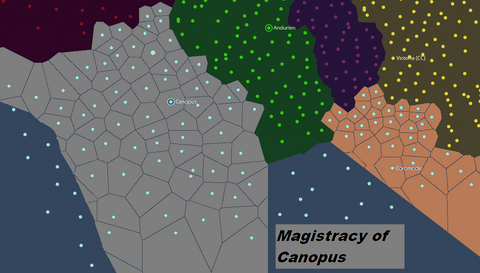 Map of Magistracy of Canopus