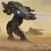 Sagittaire Assault Mech (by Anthony Scroggins)