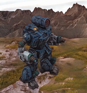 Summoner Heavy OmniMech (In Badlands - by Philbobagginzzz)