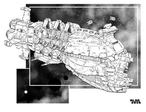 Liparius class mobile shipyard (by Matt Plogg 2016)