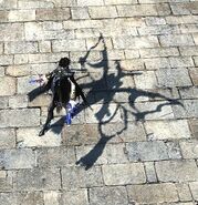 L'ombre de Bayonetta, reflétant Madama Butterfly