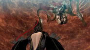 Bayonetta face à Jubileus