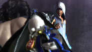 Loptr appears before Bayonetta