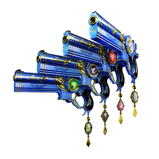 blue rose gun replica