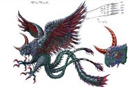Art conceptuel de Malphas pour Bayonetta 3