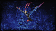 Falcon Within as it appears in the gallery of Bayonetta 2.