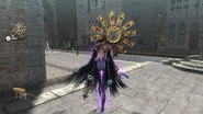 Enrapture's angelic weapon on Bayonetta