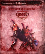 Greed's Guidebook page.