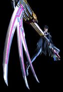 Bayonetta wielding Chernobog