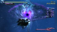 Insidious using its inhale ability to consume Bayonetta