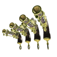 "Umbran Sisters", the standard Umbra Witch set of magical handguns.