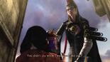 Bayonetta returning Cheshire to Cereza.