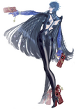 Initial concept for Bayonetta's new design