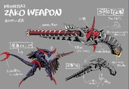 Hideous C shotguns concept art.