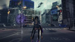 Arrivée de Bayonetta à Tokyo.
