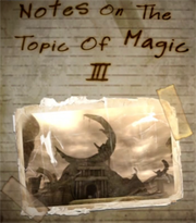 Notes On The Topic Of Magic III