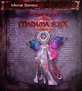 Madama Styx's Book of Infernal Demons page in Bayonetta 2.