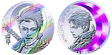 Médailles de platine et platine pur de Viola