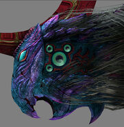 Malphas' head as it appears in Bayonetta