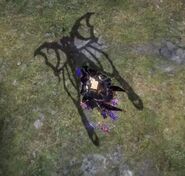L'ombre de Bayonetta en portant La vie en couleurs
