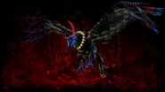 Malphas as it appears when summoned by Bayonetta