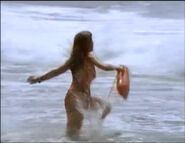 Baywatch - November 26, 1994 - 195 - Caroline Holden (Yasmine Bleeth) In Her Red Lifeguard Bathing Suit