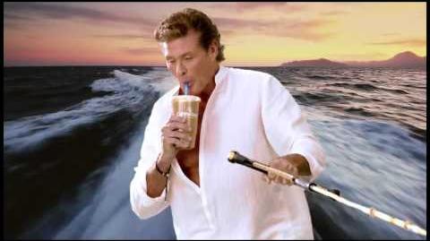 David Hasselhoff Thirsty for Love Cumberland commercial