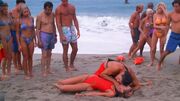 Mitch saving Morgan's life