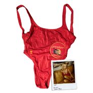 One of Pamela's swimsuits donated at an auction