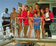 Jimmy with Garner, C.J., Matt, Stephanie, Mitch, Hobie, Summer and Ben