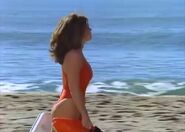 Baywatch Nights - March 9, 1996 - 130 - Caroline Holden (Yasmine Bleeth) In Her Red Lifeguard Bathing Suit