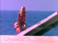 Baywatch - November 22, 1992 - 645 - C.J. Parker (Pamela Denise Anderson) In Her Red Lifeguard Bathing Suit