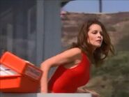 Baywatch - December 19, 1998 - 1320 - Alex Ryker (Mitzi Kapture) In Her Red Lifeguard Bathing Suit