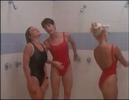 Baywatch - November 5, 1994 - 111 - Caroline (Yasmine Bleeth), Stephanie (Alexandra Paul) & CJ (Pamela Anderson) In Their Bathing Suits